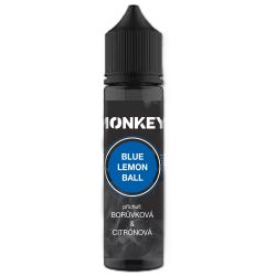 BLUE LEMON BALL / BLUE LEMON BALL - borůvky & citron - Monkey shake&vape 10ml Monkey liquid