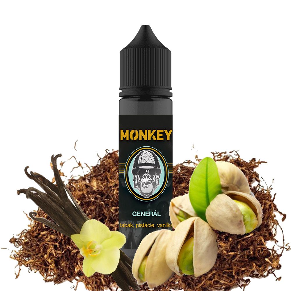 GENERÁL - tabák, pistácie, vanilka Monkey liquid