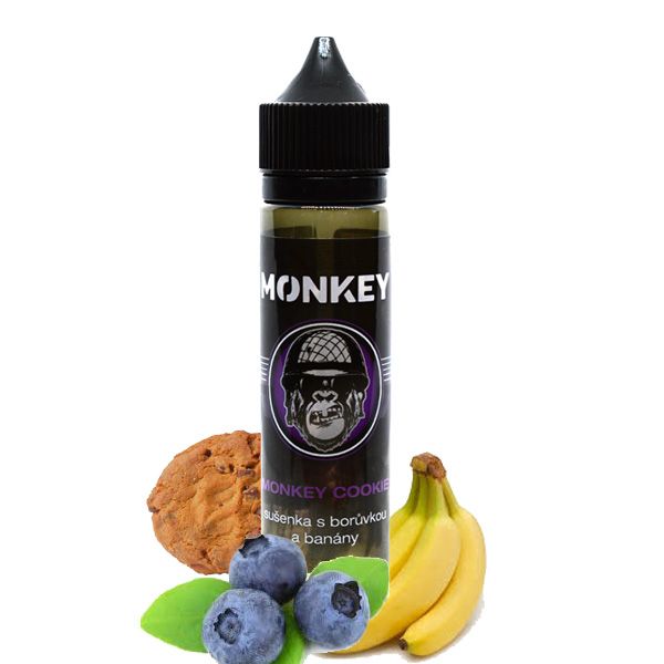 MONKEY COOKIE - Sušenka s borůvkou a banány Monkey liquid s.r.o.